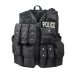 Rothco Black Tactical Police/Swat Raid Vest 6785