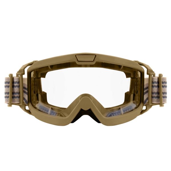 Rothco Coyote ANSI Ballistic OTG Goggles Clear Lens 1732