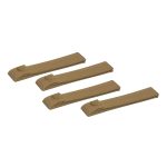 Rothco Coyote Brown MOLLE Replacement Straps – 4 Pack