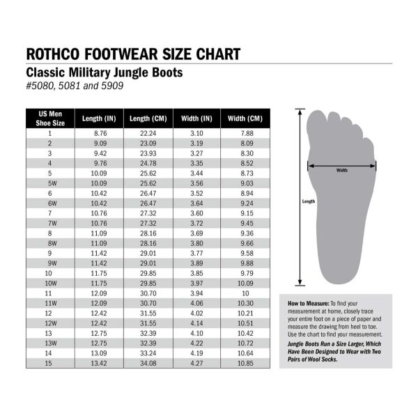 Rothco Olive Drab G.I. Style Jungle Boots - 8 Inch