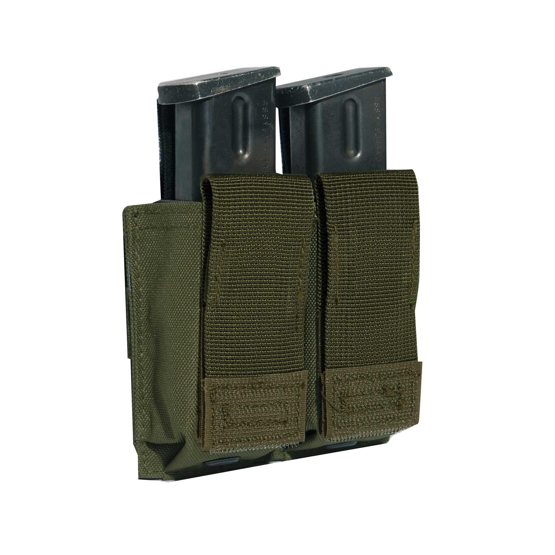 Rothco Olive Drab MOLLE Double Pistol Mag Pouch With Insert - Robbins ...