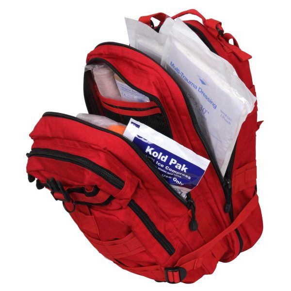 Rothco red Trauma Kit Backpack 190 Piece